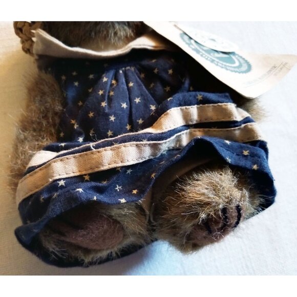 Caroline Mayflower Boyds Bears Plush Hat & Dress 6" Collectible Stuffed With Tag - Picture 5 of 13